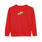 Mom's Favorite Kid Toddler Sweatshirt — Colorful Retro Rasta Kids Pullover - 314 Originals