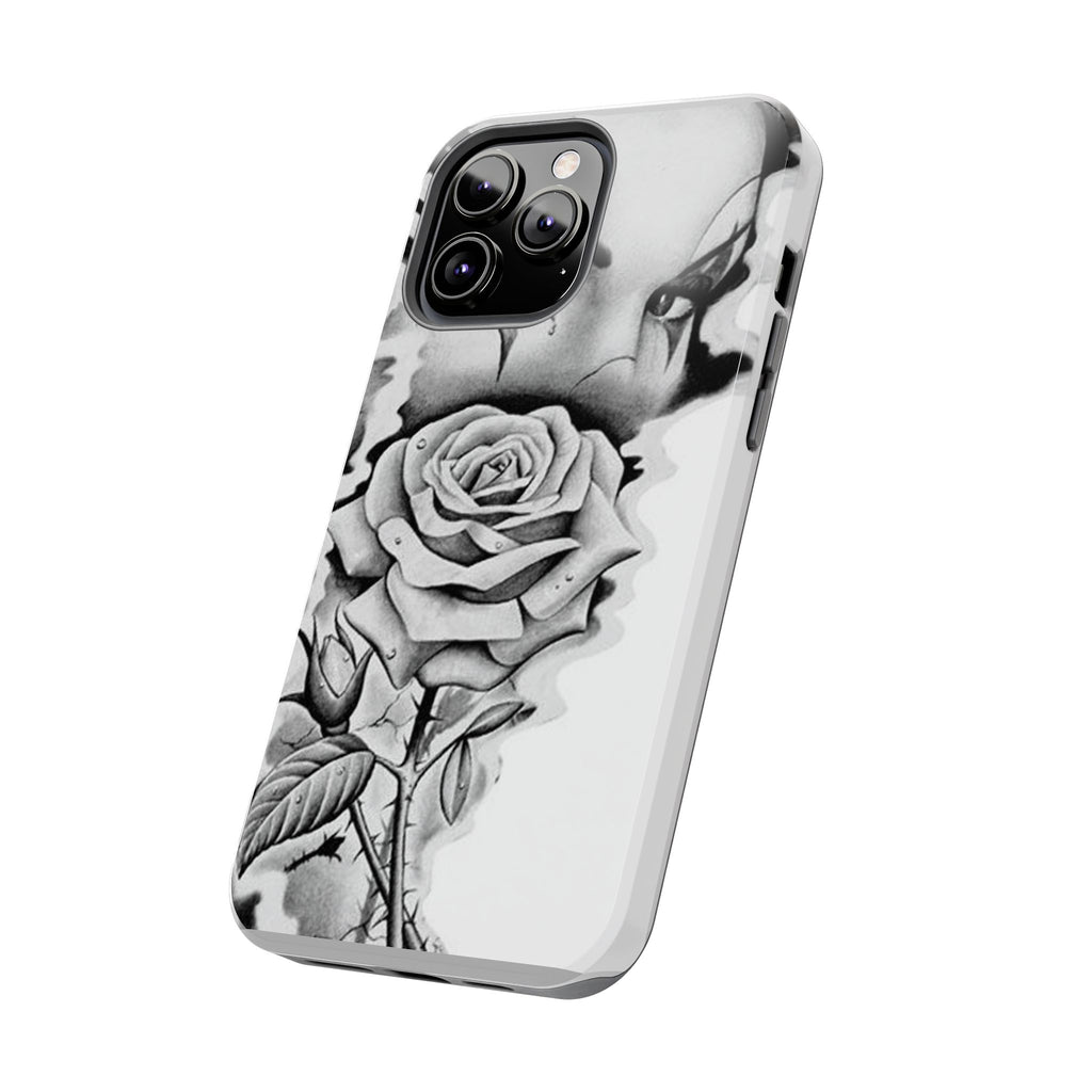 Noir Clown Face with Rose Shockproof Phone Cover - 314 Originals