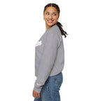 Cloud Script Crewneck Sweatshirt — White Script Logo Cozy Pullover Printify Sweatshirt  314 Originals