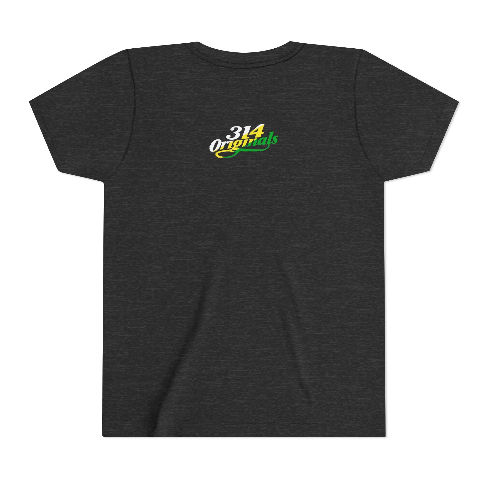 Girl's "Favorite Kid" Retro Yellow & Green Graphic T-Shirt