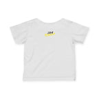 "Caution: Cuteness Overload" —  Baby T‑Shirt (Yellow Warning Sign) - 314 Originals