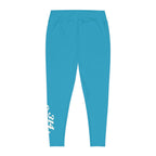 Turquoise Plus Size Leggings — Subtle Side Script Graphic, Comfortable Everyday Activewear - 314 Originals