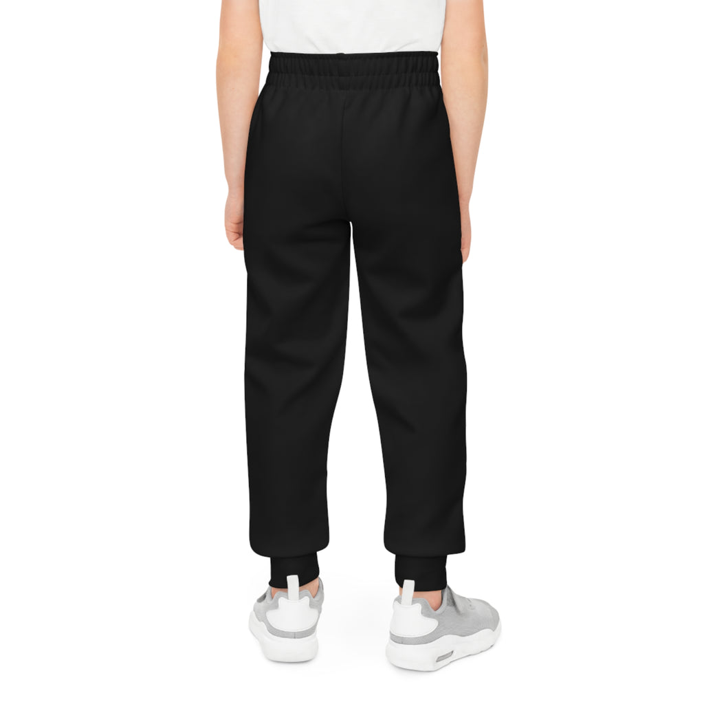 Black Youth Joggers with 314 Originals Side Graphic — Kids Athletic Sweatpants - 314 Originals