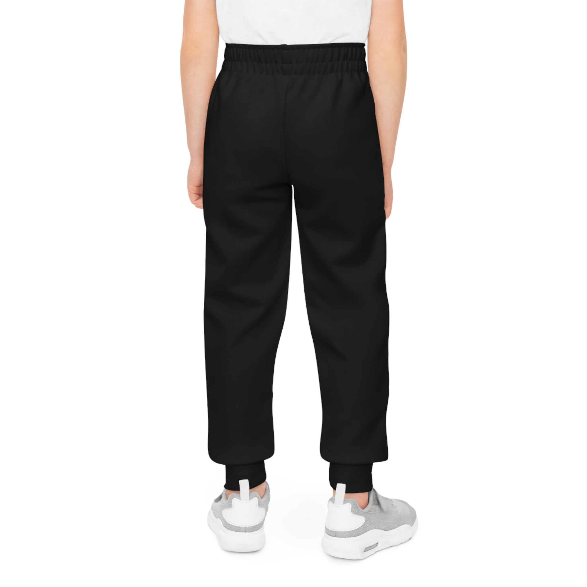 Black Youth Joggers with 314 Originals Side Graphic — Kids Athletic Sweatpants - 314 Originals