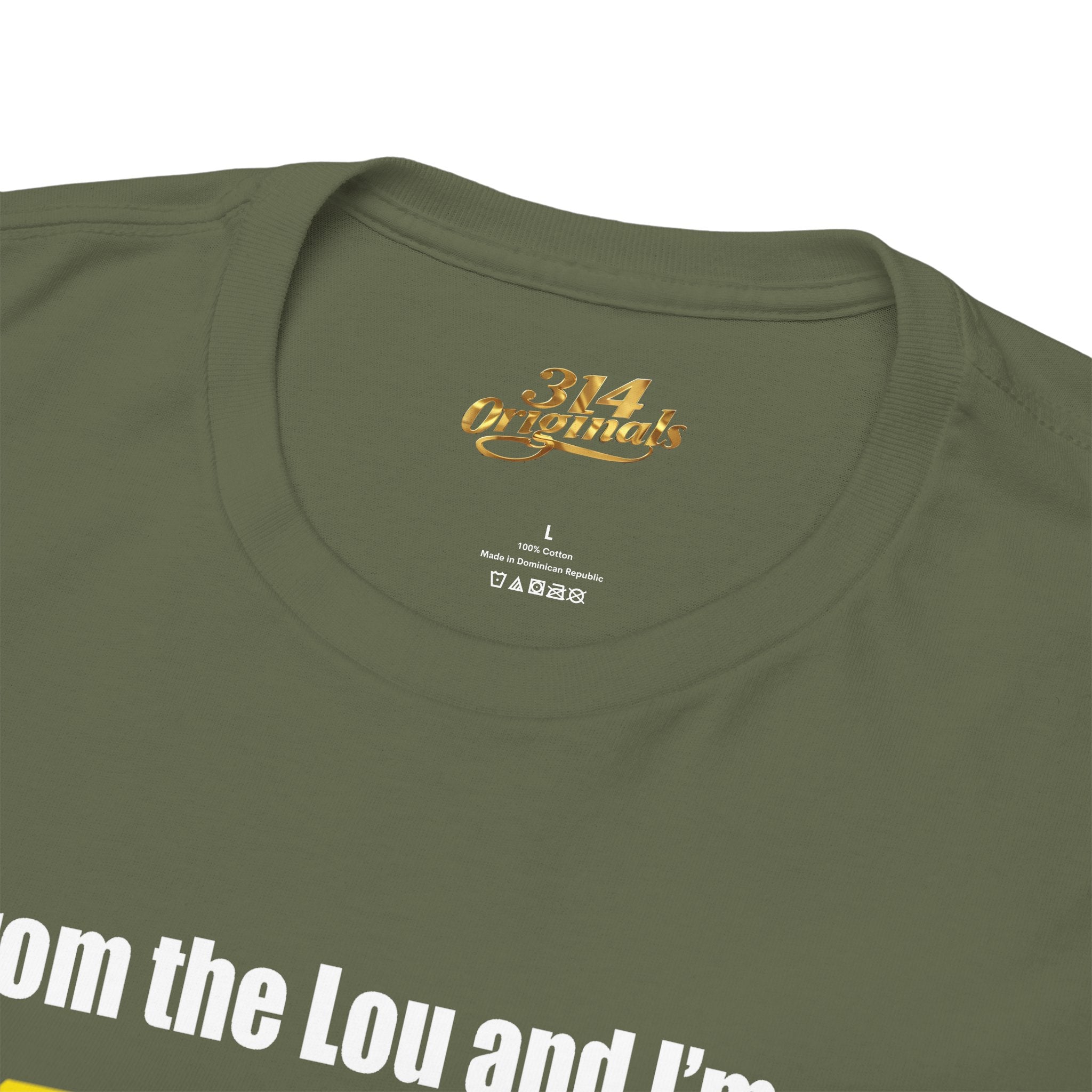 Proud Missouri Flag T-Shirt — "From the Lou and I’m... PROUD" - 314 Originals