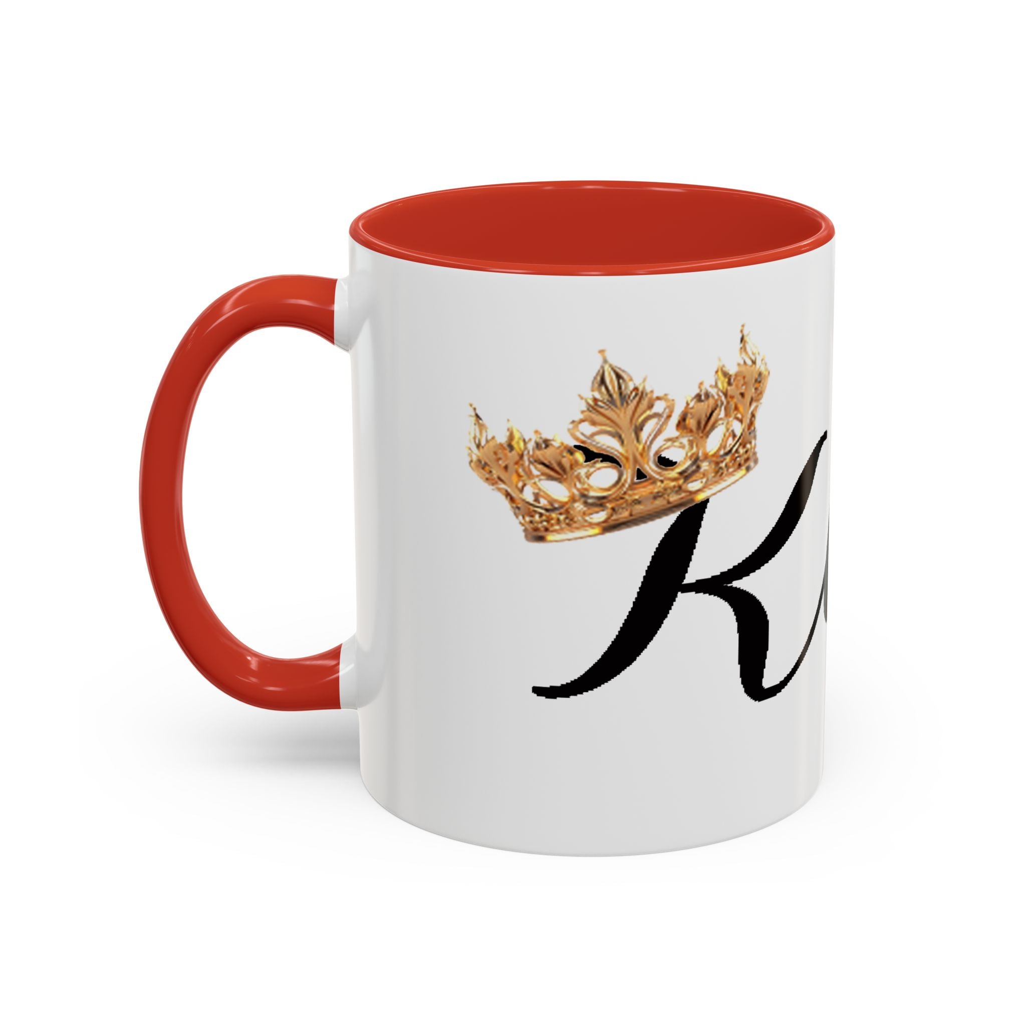 King Script Accent Coffee Mug — Crowned 'King' Ceramic Coffee Cup (11/15oz) - 314 Originals