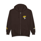 King's Gear Zip Hoodie — Full‑Zip with Gold Crown Emblem - 314 Originals