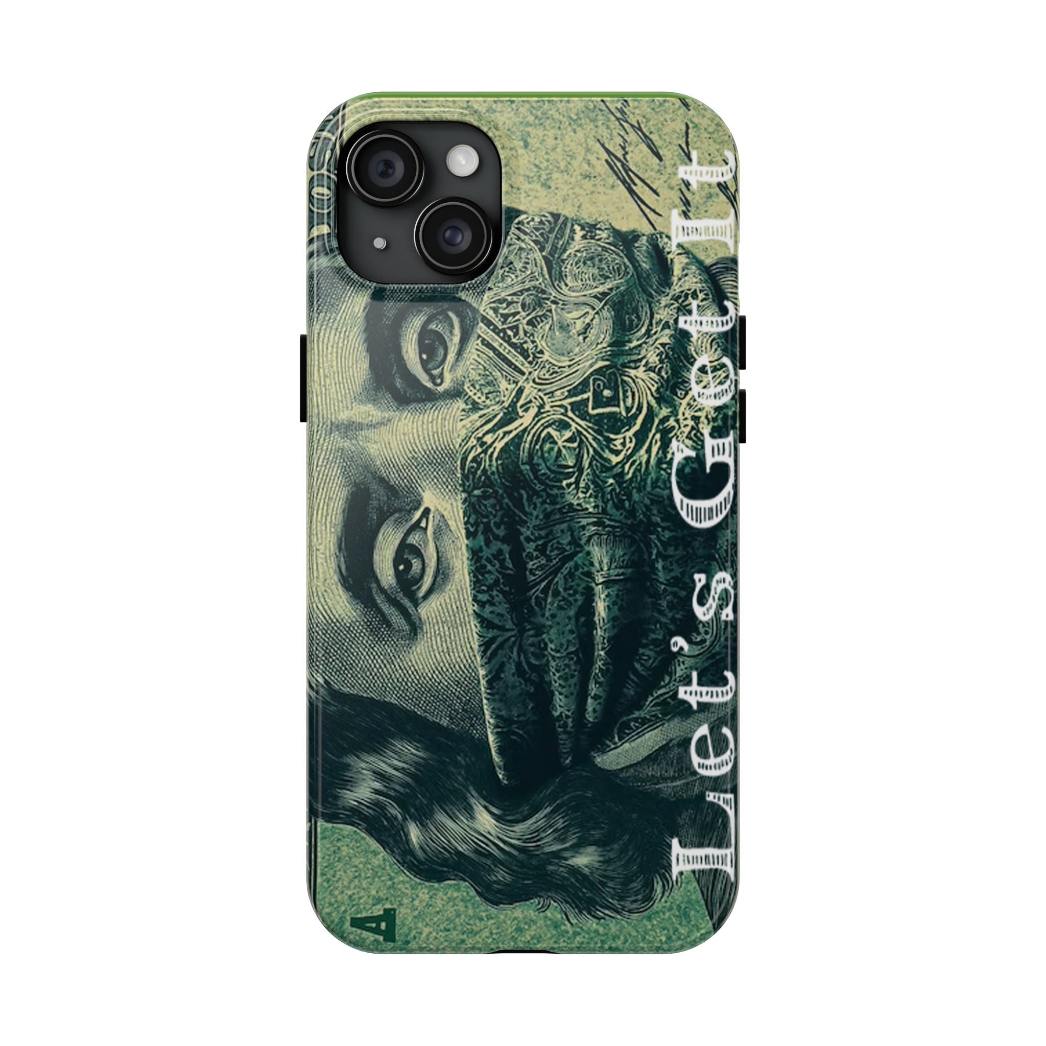 Ben Franklin "Let's Get It" Bandana Design Tough Phone Case Printify Phone Case  314 Originals