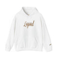 Legend Logo White Hoodie — Classic Streetwear Pullover - 314 Originals