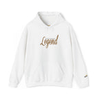 Legend Logo White Hoodie — Classic Streetwear Pullover - 314 Originals