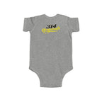 Baby Bodysuit – "Caution Cuteness Overload" Infant Onesie (314 Originals Back Logo) - 314 Originals