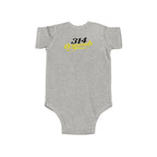 Baby Bodysuit – "Caution Cuteness Overload" Infant Onesie (314 Originals Back Logo) - 314 Originals