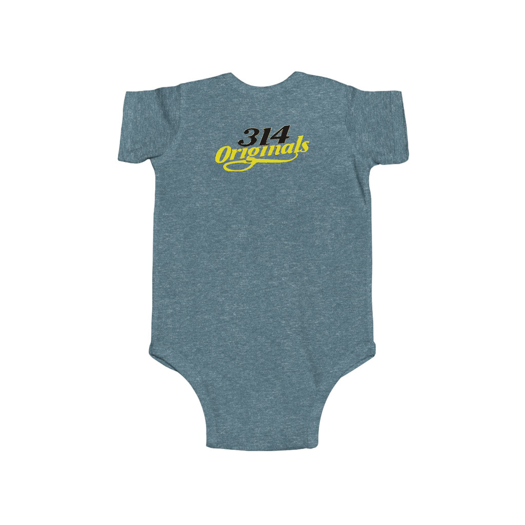 Baby Bodysuit – "Caution Cuteness Overload" Infant Onesie (314 Originals Back Logo) - 314 Originals