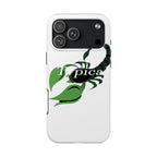 Scorpio Zodiac Tough Phone Case — Green Scorpion "Typical" Design Printify Phone Case  314 Originals