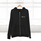 'Queen' Chest Logo Zip Hoodie — Women's Urban Streetwear Printify Hoodie  314 Originals