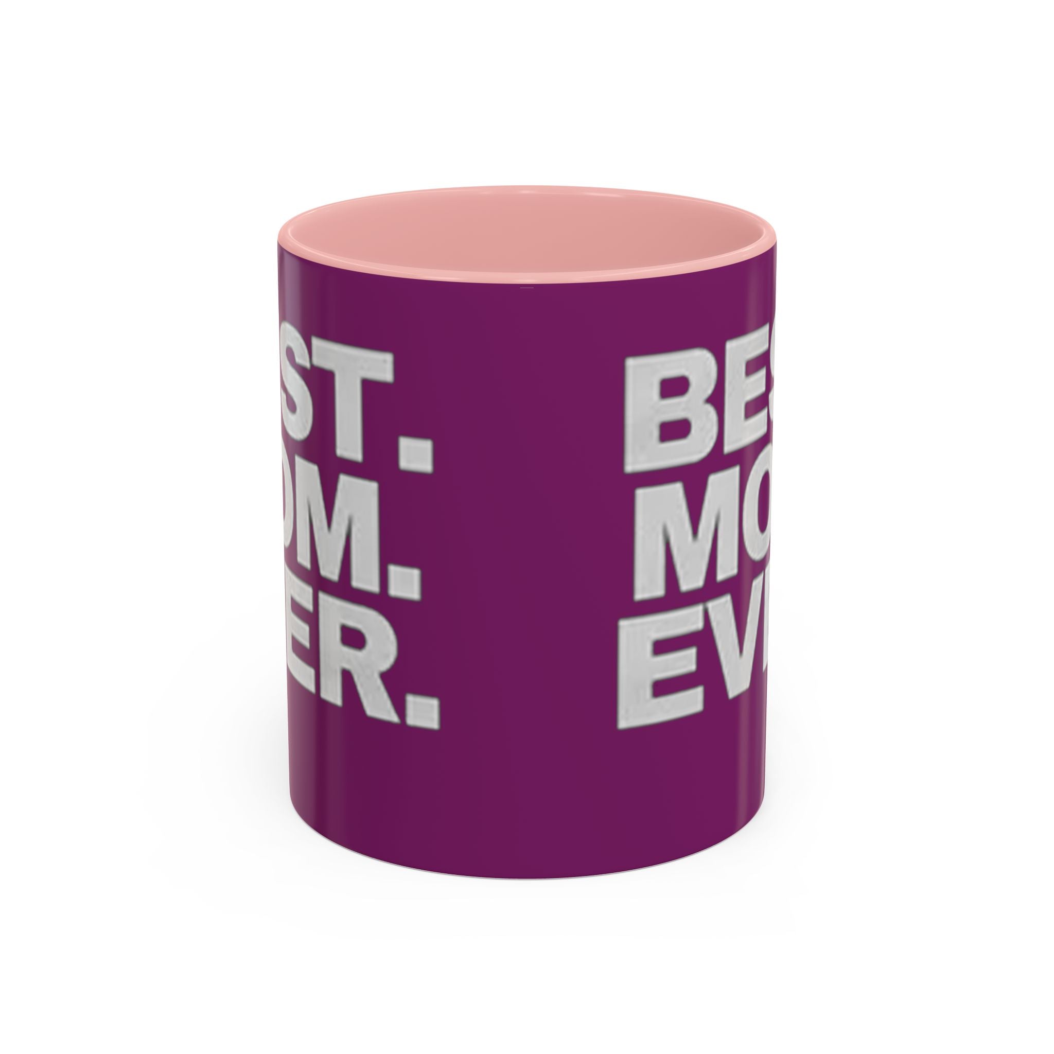Best. Mom. Ever. Purple Accent Coffee Mug Printify Mug  314 Originals