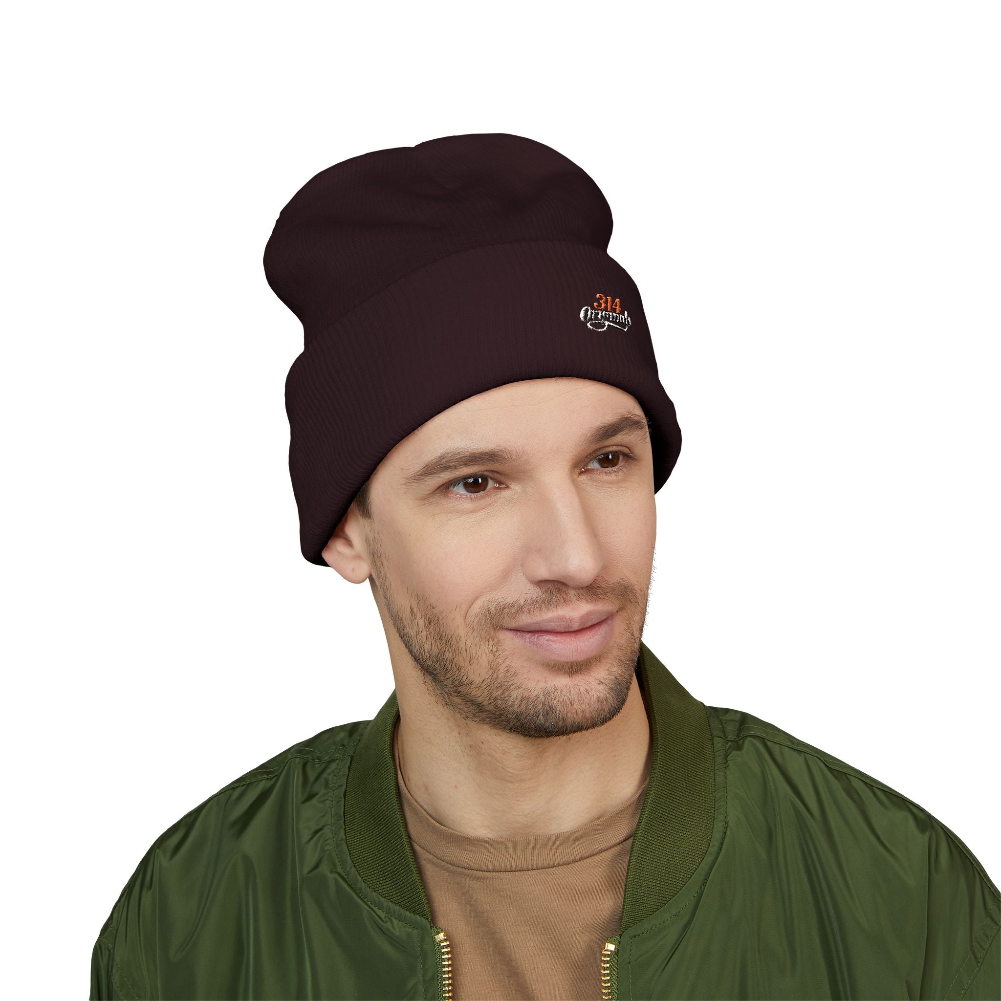 Embroidered '314 Originals' Classic Cuffed Beanie —  Knit Winter Hat - 314 Originals