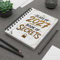 Class of 2027 Book of Secrets Spiral Journal - White
