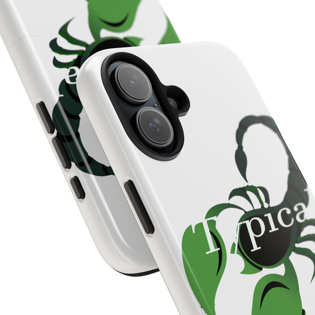 Scorpio Zodiac Tough Phone Case — Green Scorpion "Typical" Design Printify Phone Case  314 Originals