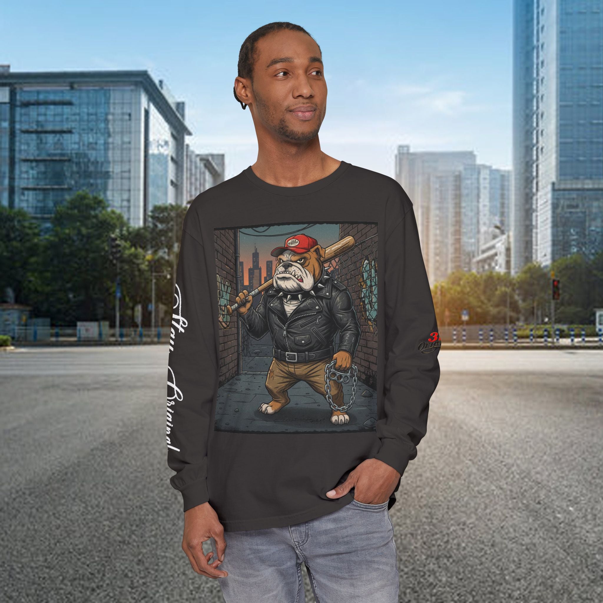 Stay Original Bulldog Brawler Long Sleeve T‑Shirt - 314 Originals