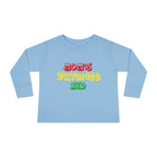 “Mom’s Favorite Kid” Toddler Long Sleeve Tee —  Colorful Rasta Kids Shirt - 314 Originals