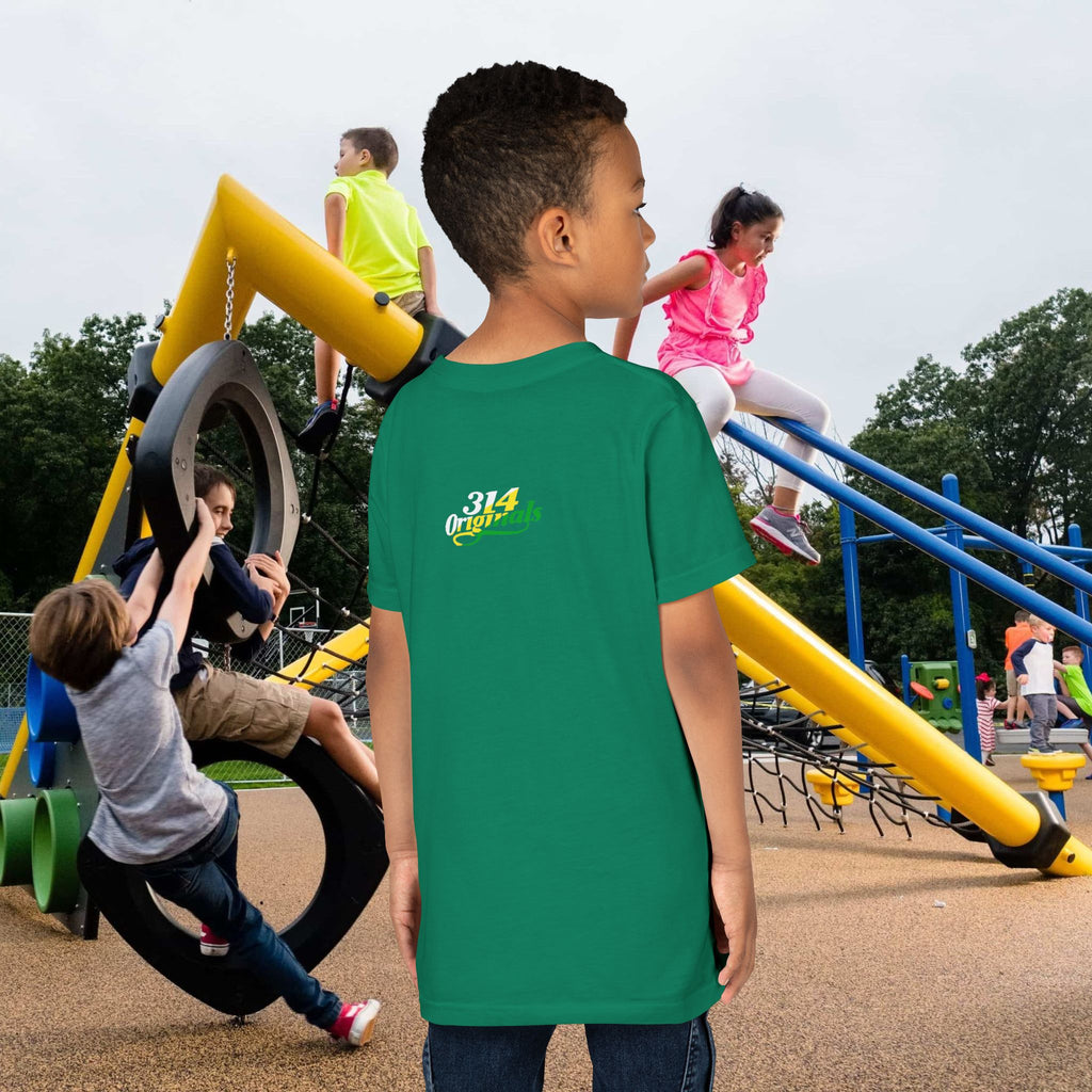 Boys "Favorite Kid" Retro Yellow & Green Graphic T-Shirt - 314 Originals