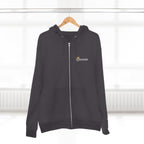 'Queen' Chest Logo Zip Hoodie — Women's Urban Streetwear Printify Hoodie  314 Originals