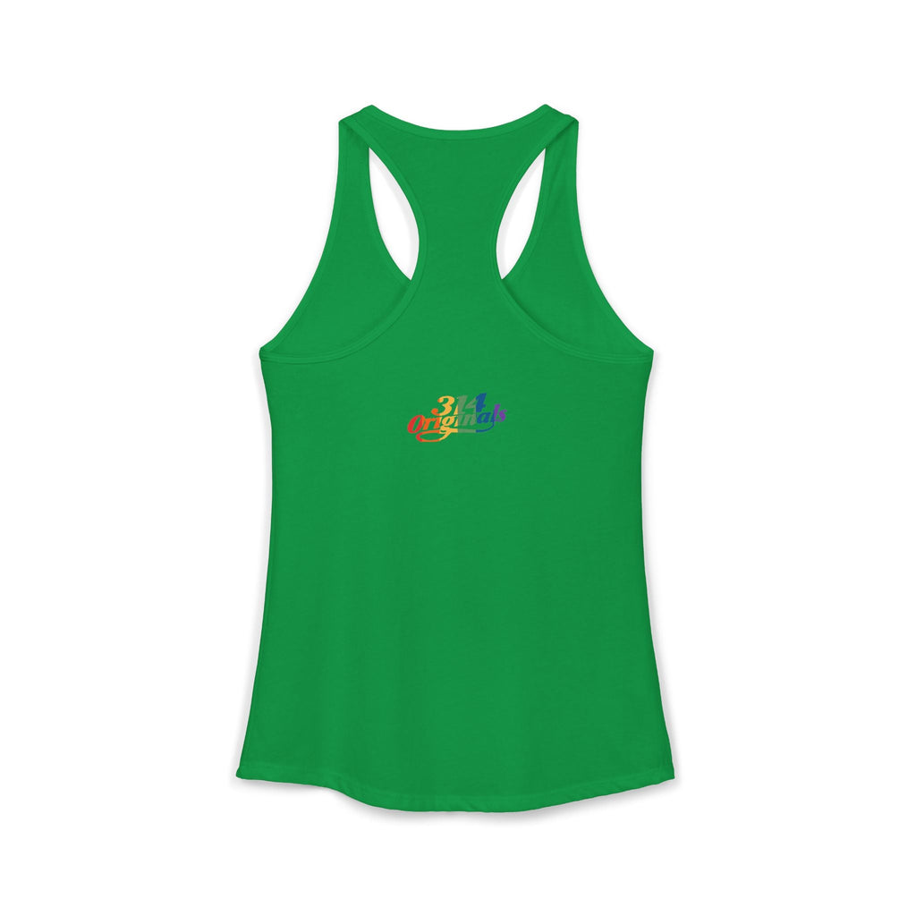 'PROUD' Women's Ideal Racerback Tank Printify Tank Top  314 Originals