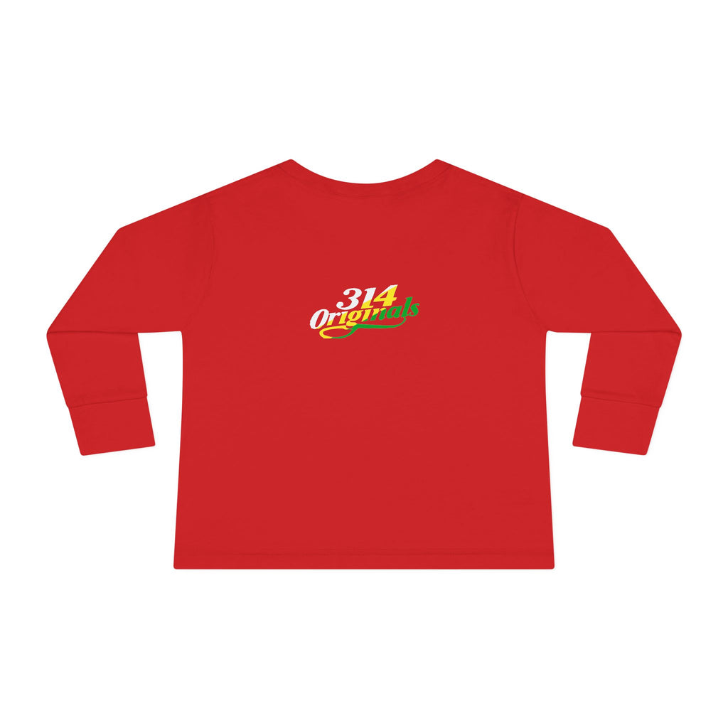 "Mom's Favorite Kid" Toddler Long Sleeve Tee — Graphic Shirt - 314 Originals