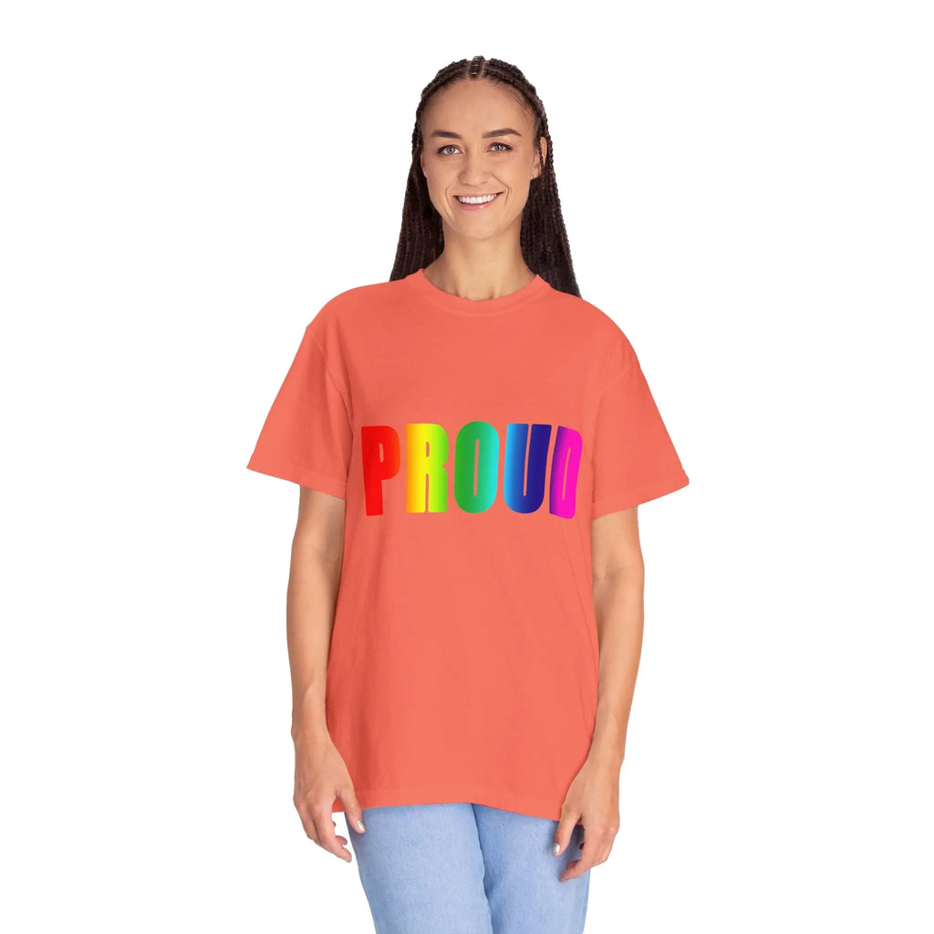 PROUD Garment-Dyed T-shirt Printify