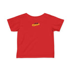 "Caution: Cuteness Overload" —  Baby T‑Shirt (Yellow Warning Sign) - 314 Originals