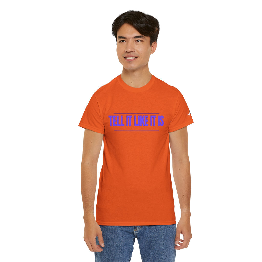 Tell It Like It Is Podcast — Bold Statement Graphic T‑Shirt ("No Scripts… No Filters… No Bullsh*t") Printify T-Shirt  314 Originals