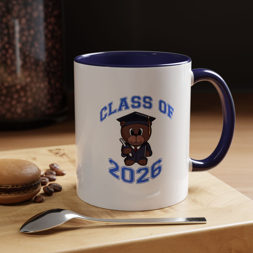 Graduation 2026 Accent Coffee Mug — Class of 2026 Grad Gift