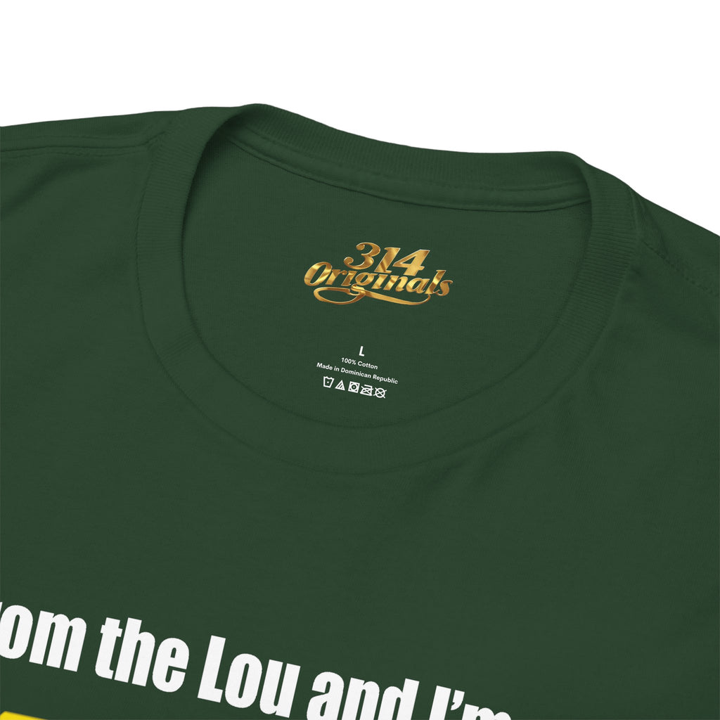Proud Missouri Flag T-Shirt — "From the Lou and I’m... PROUD" - 314 Originals