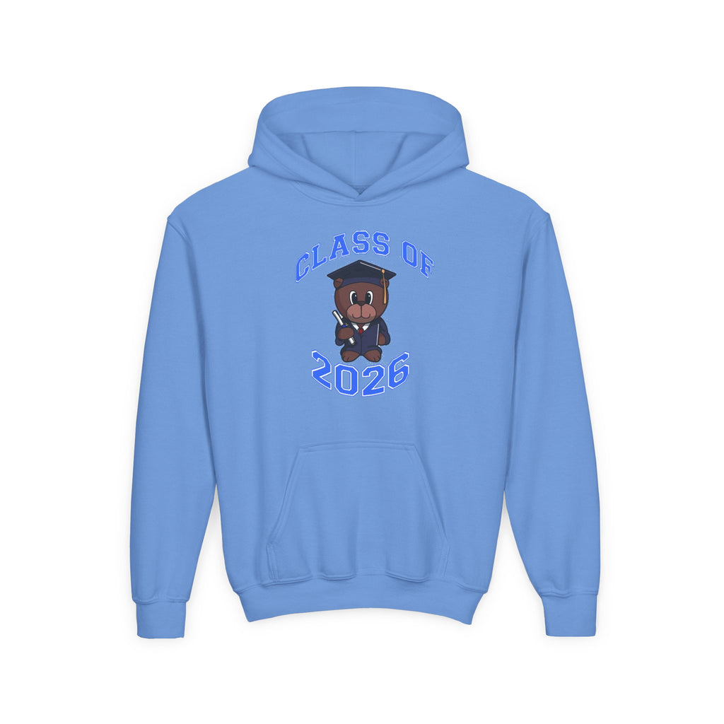 Youth Hoodie - 'Class of 2026' Graduation Bear Hoodie with '314 Originals' Back Print