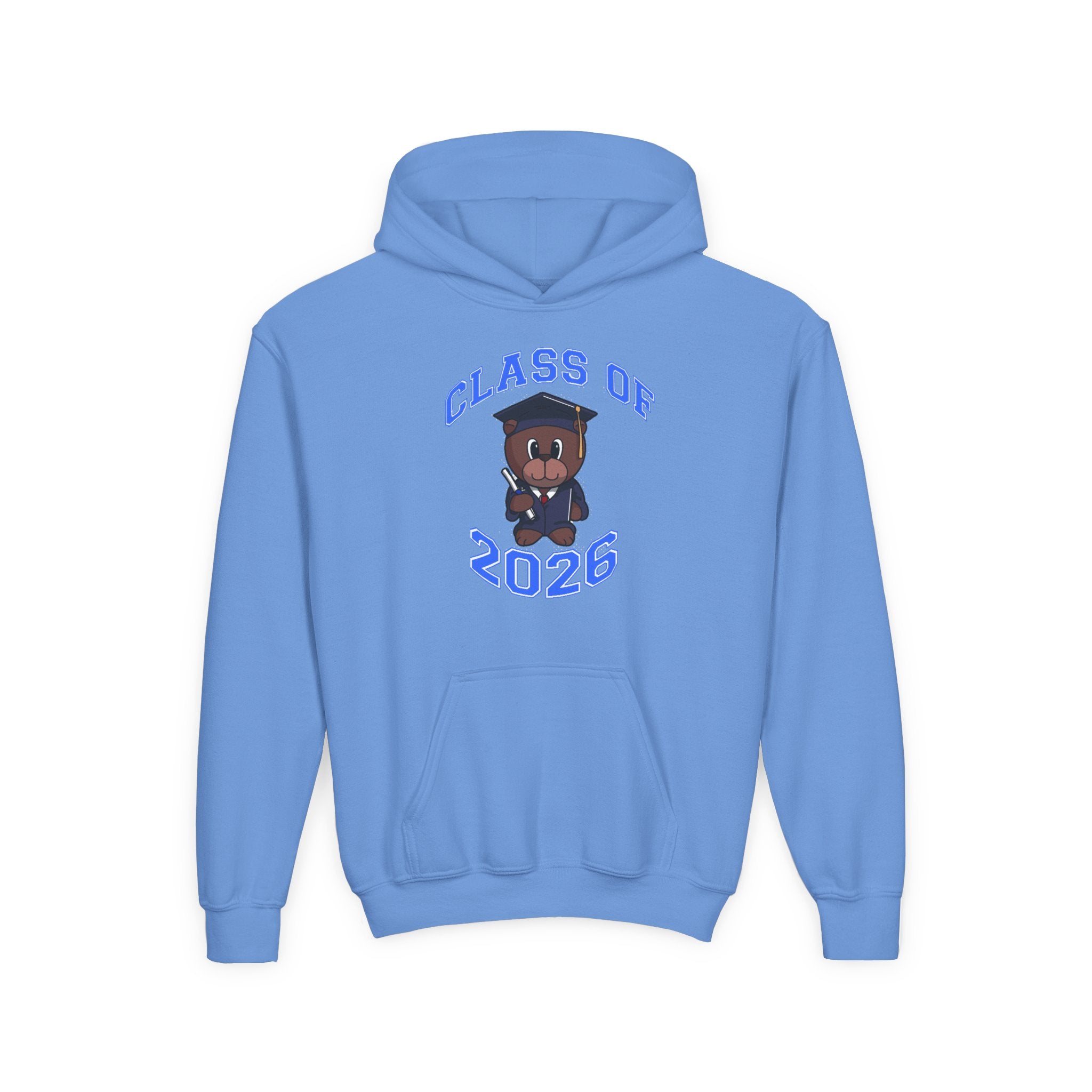 Youth Hoodie - 'Class of 2026' Graduation Bear Hoodie with '314 Originals' Back Print