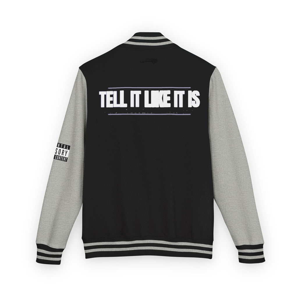 Tell It Like It Is Letterman Jacket Printify Outerwear  314 Originals