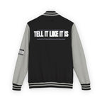 Tell It Like It Is Letterman Jacket Printify Outerwear  314 Originals