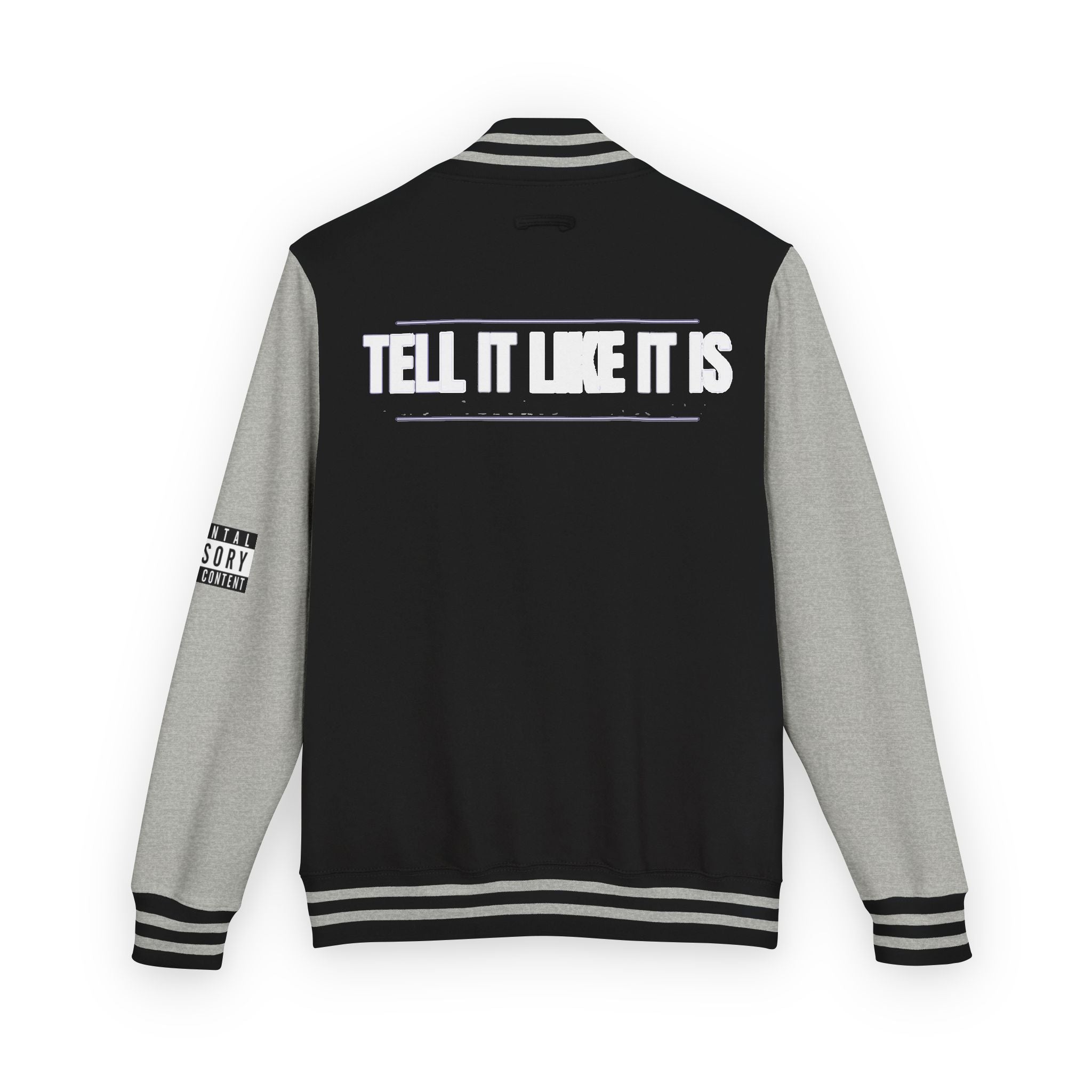 Tell It Like It Is Letterman Jacket Printify Outerwear  314 Originals