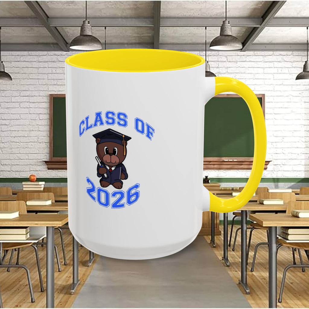 Graduation 2026 Accent Coffee Mug — Class of 2026 Grad Gift
