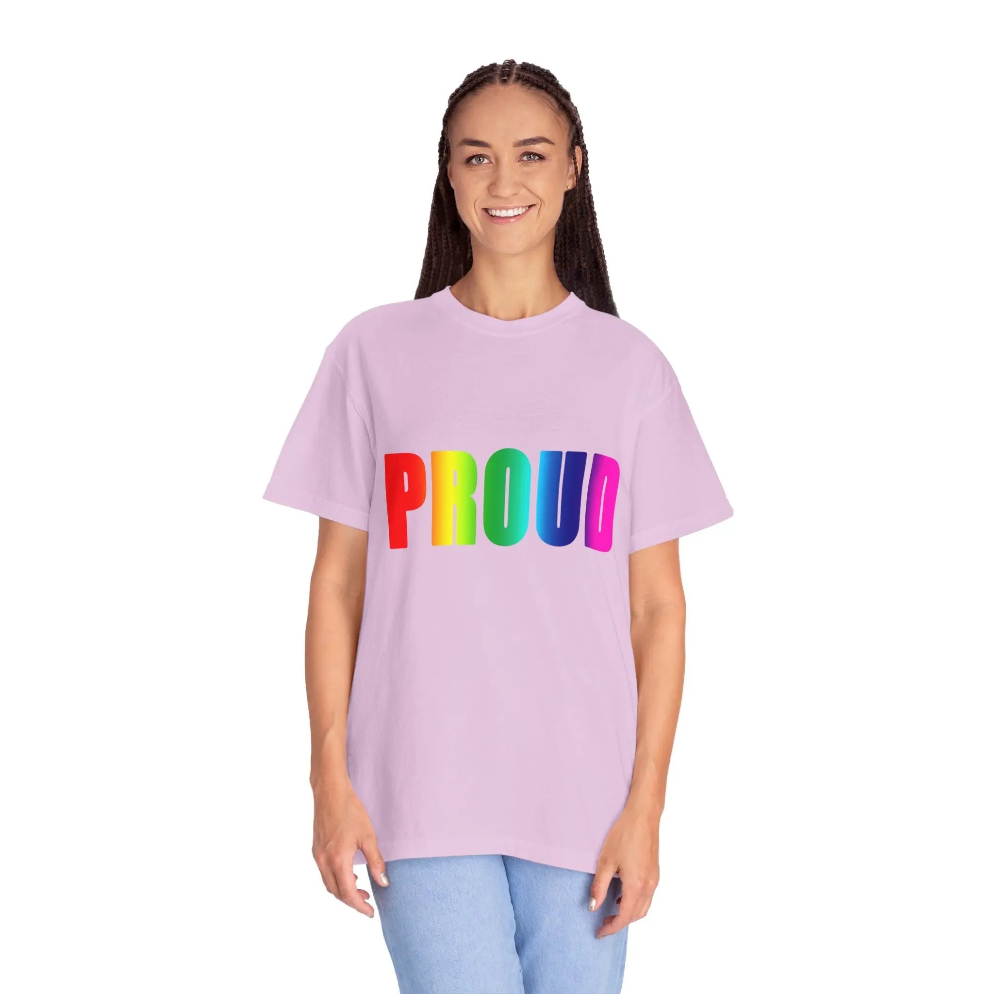 PROUD Garment-Dyed T-shirt Printify