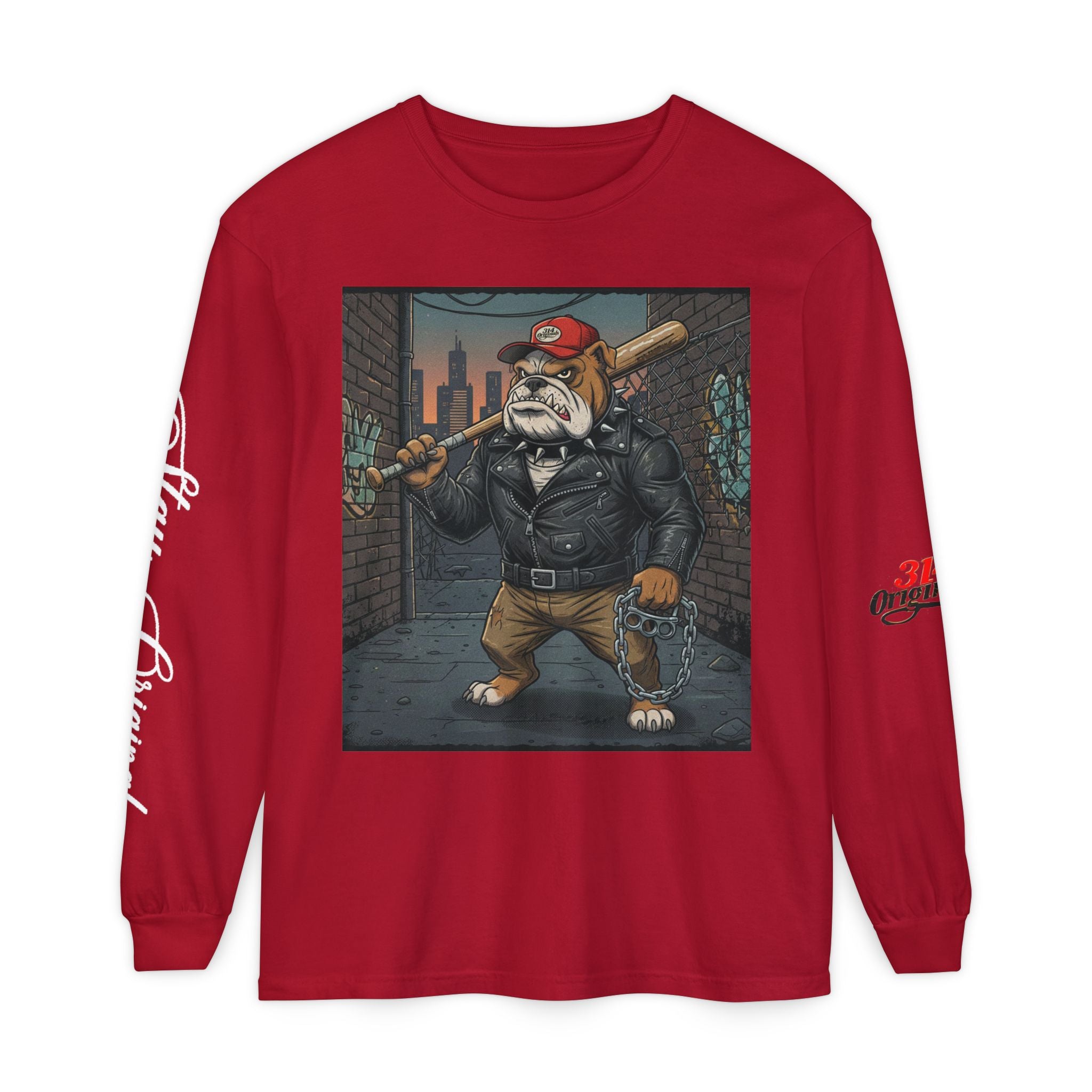 Stay Original Bulldog Brawler Long Sleeve T‑Shirt - 314 Originals