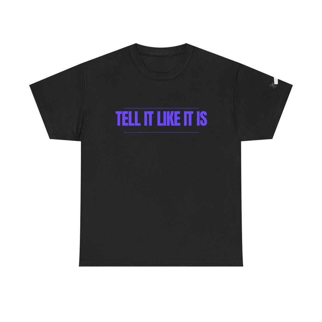 Tell It Like It Is Podcast — Bold Statement Graphic T‑Shirt ("No Scripts… No Filters… No Bullsh*t") Printify T-Shirt  314 Originals