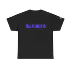 Tell It Like It Is Podcast — Bold Statement Graphic T‑Shirt ("No Scripts… No Filters… No Bullsh*t") Printify T-Shirt  314 Originals