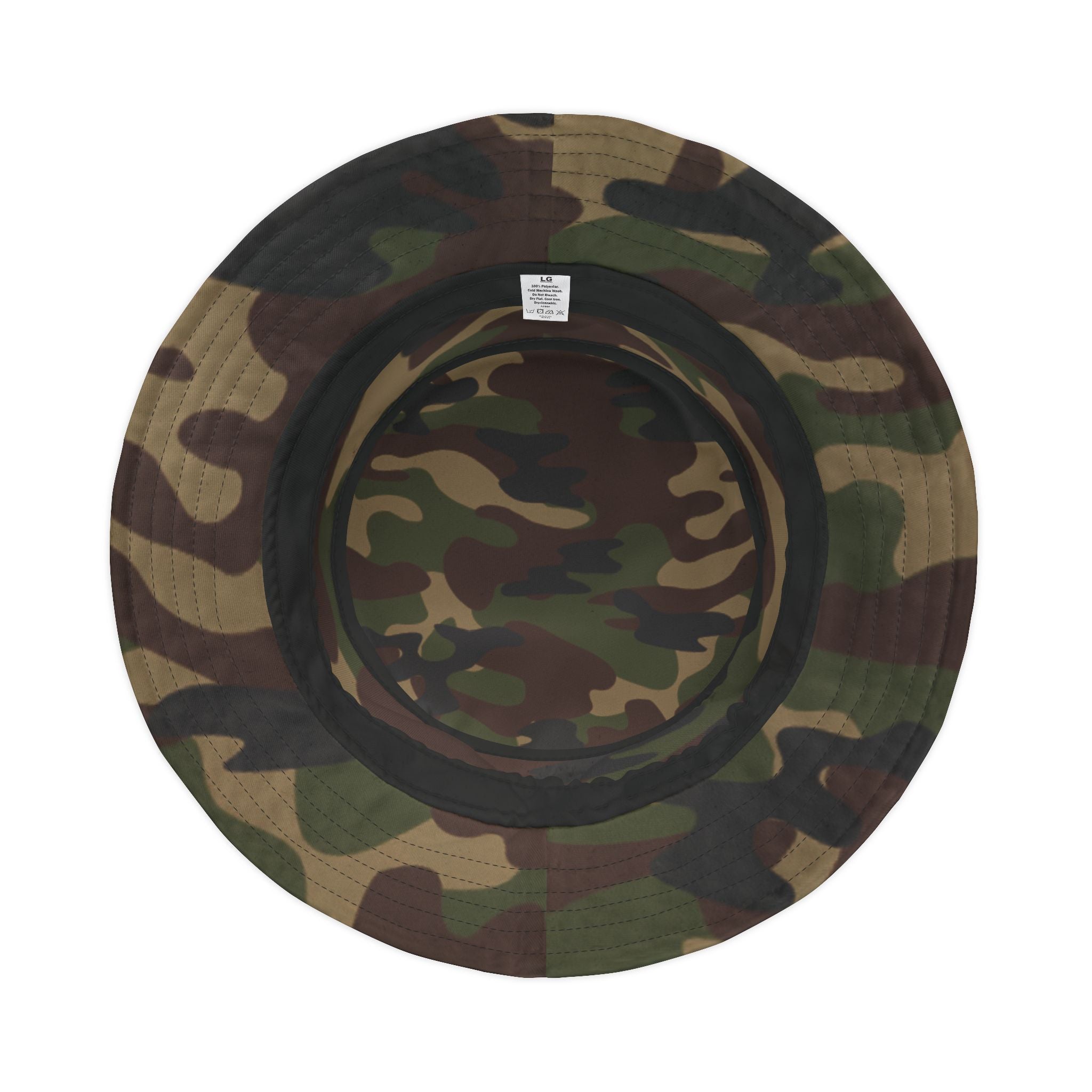 Camo Bucket Hat – Classic Woodland Camouflage Bucket Hat with 'U.S. Originals' Accent - 314 Originals