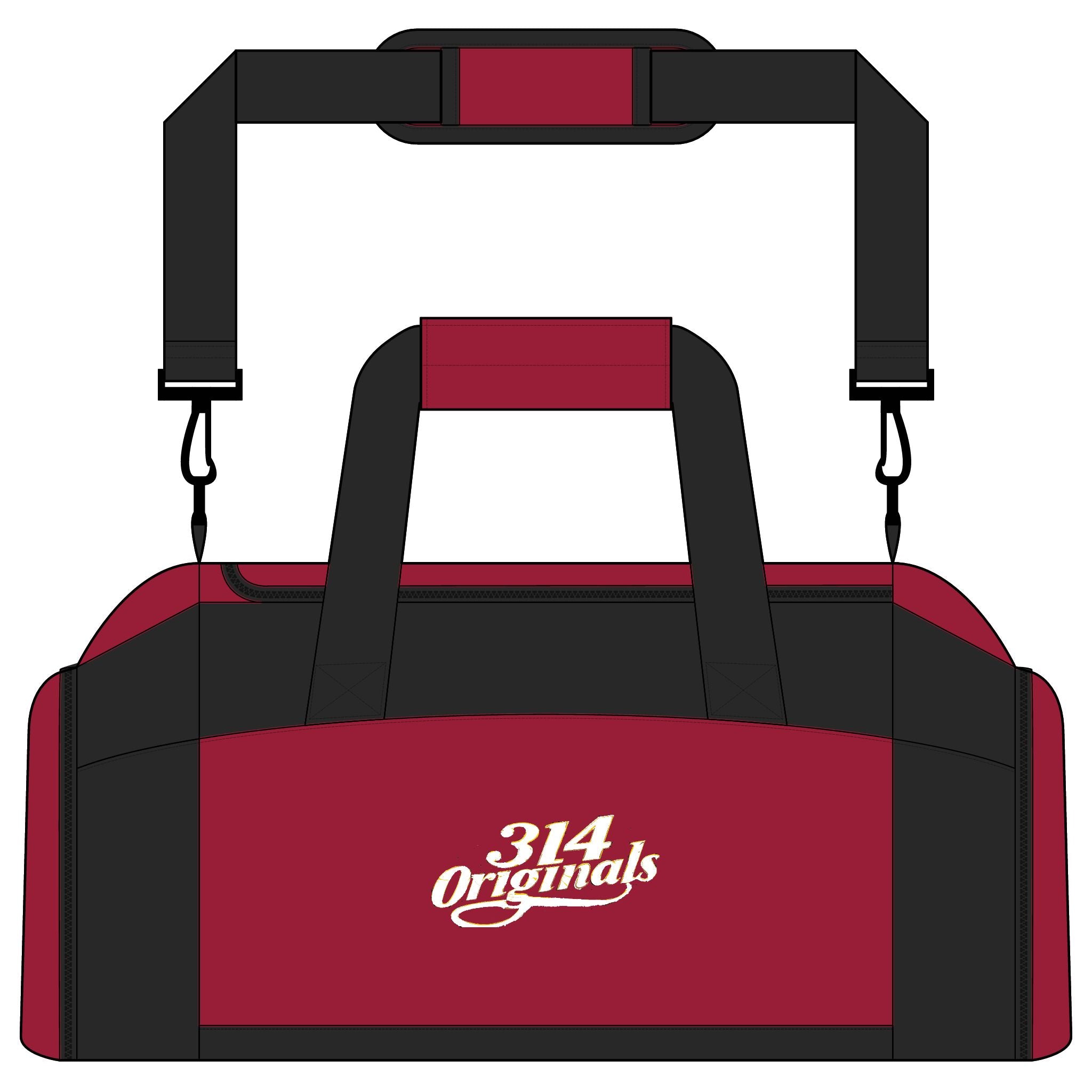 314 Originals Gym Bag — Durable Sports Duffel for Travel & Workouts - 314 Originals