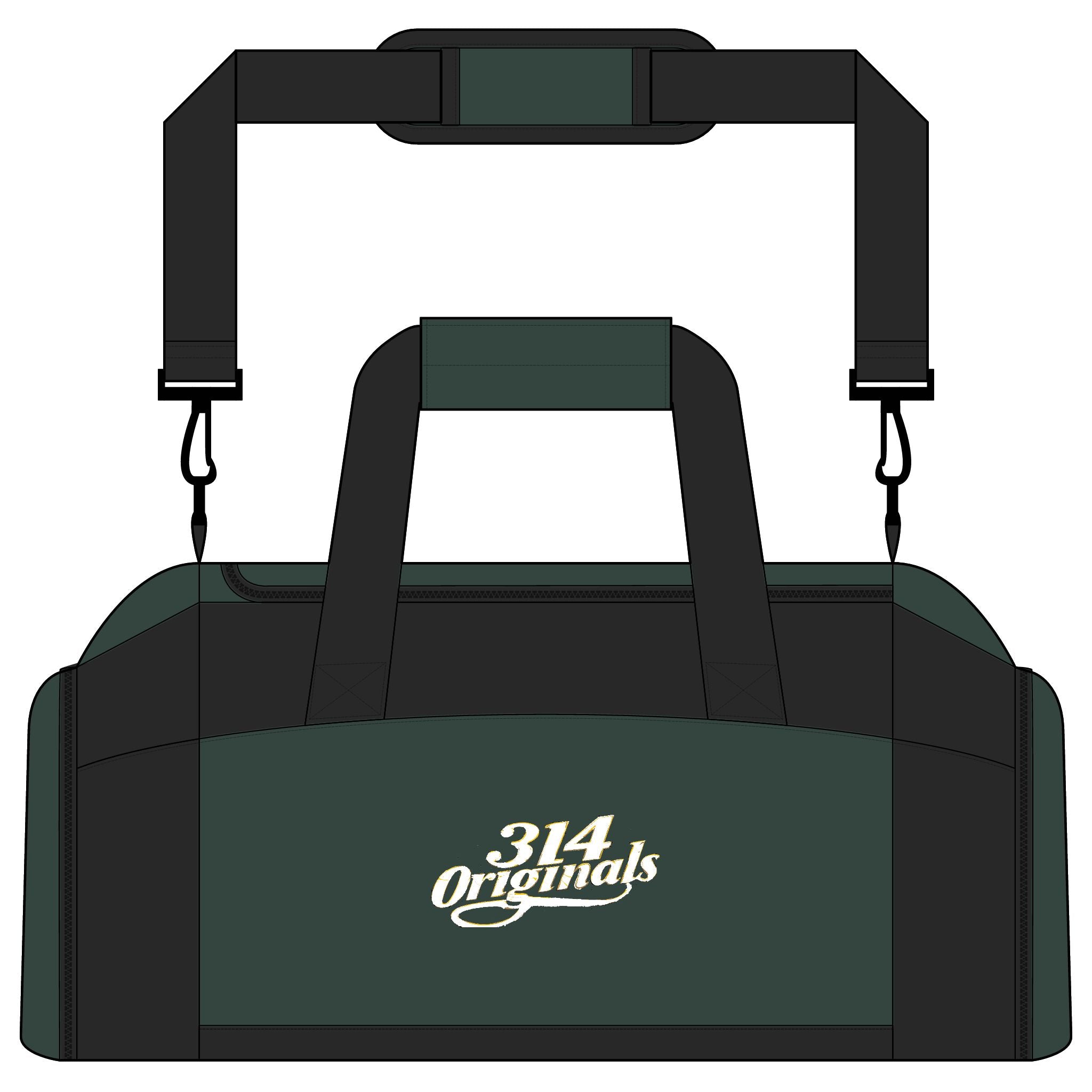 314 Originals Gym Bag — Durable Sports Duffel for Travel & Workouts - 314 Originals