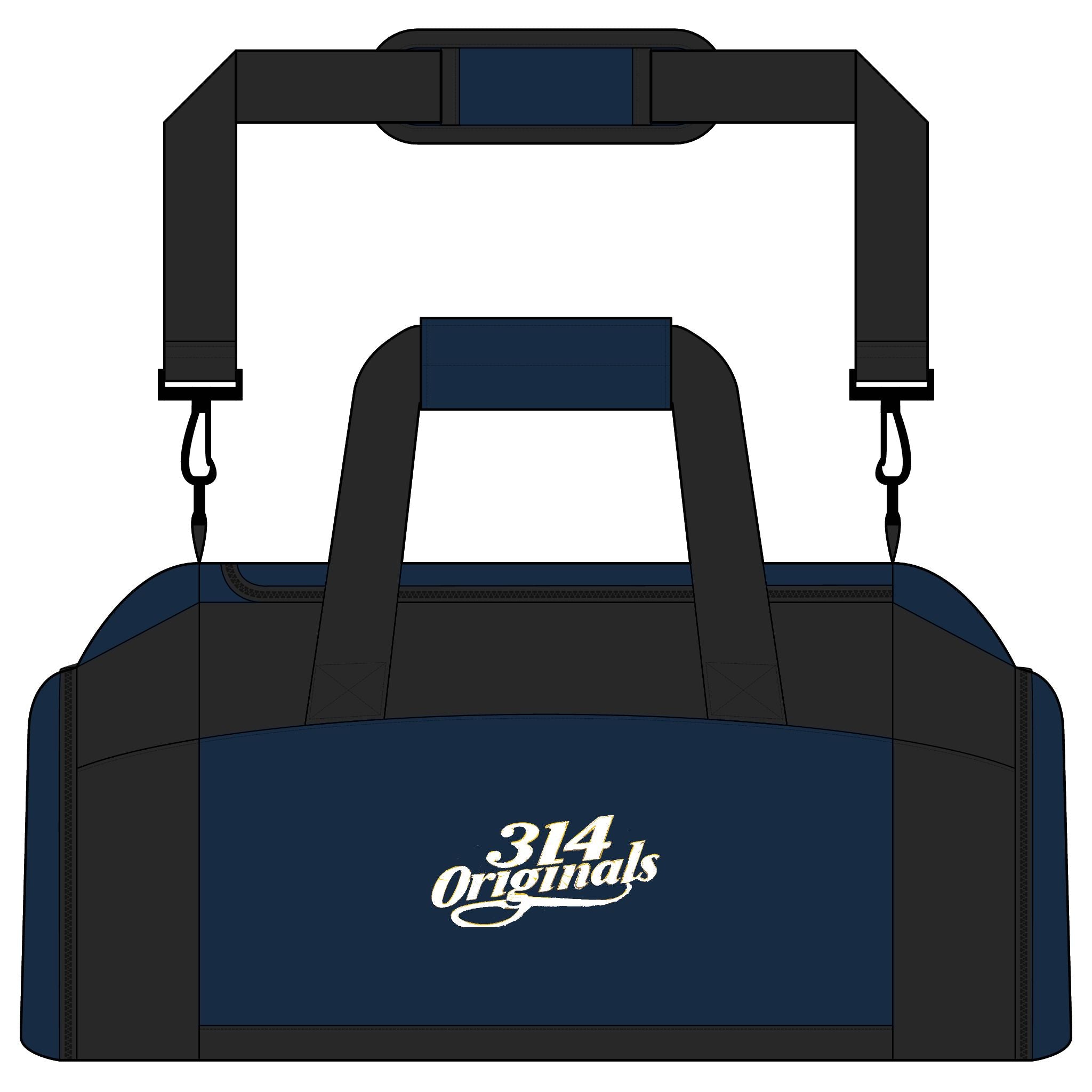 314 Originals Gym Bag — Durable Sports Duffel for Travel & Workouts - 314 Originals