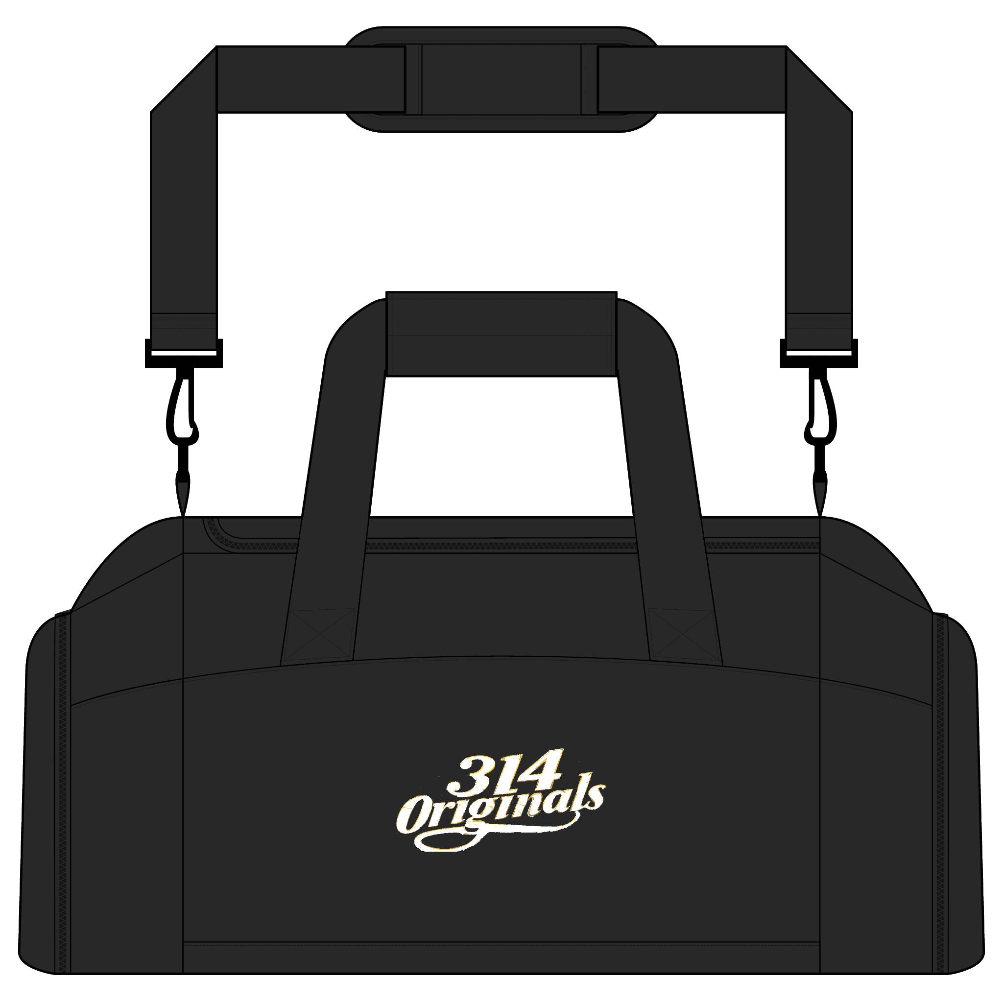 314 Originals Gym Bag — Durable Sports Duffel for Travel & Workouts - 314 Originals