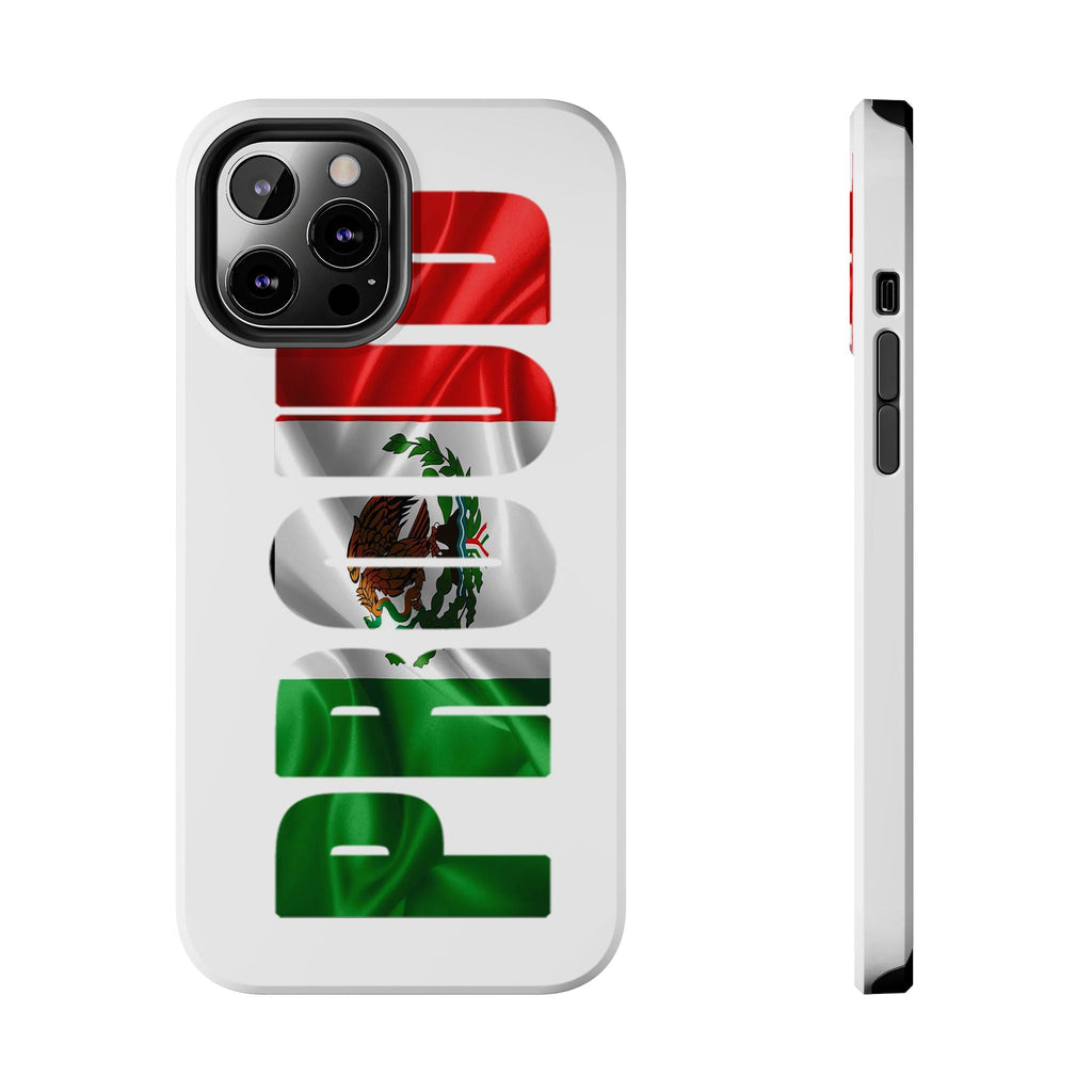Mexico Pride Tough Phone Case — Mexican Flag Vertical 'PRIDE' Design Printify Phone Case  314 Originals
